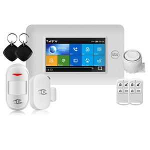 {Fabricante} 2025 Sistemas de alarma de seguridad antirrobo para el hogar inteligente WiFi 2G/4G de fábrica con función RFID de pantalla táctil - Product Image 1