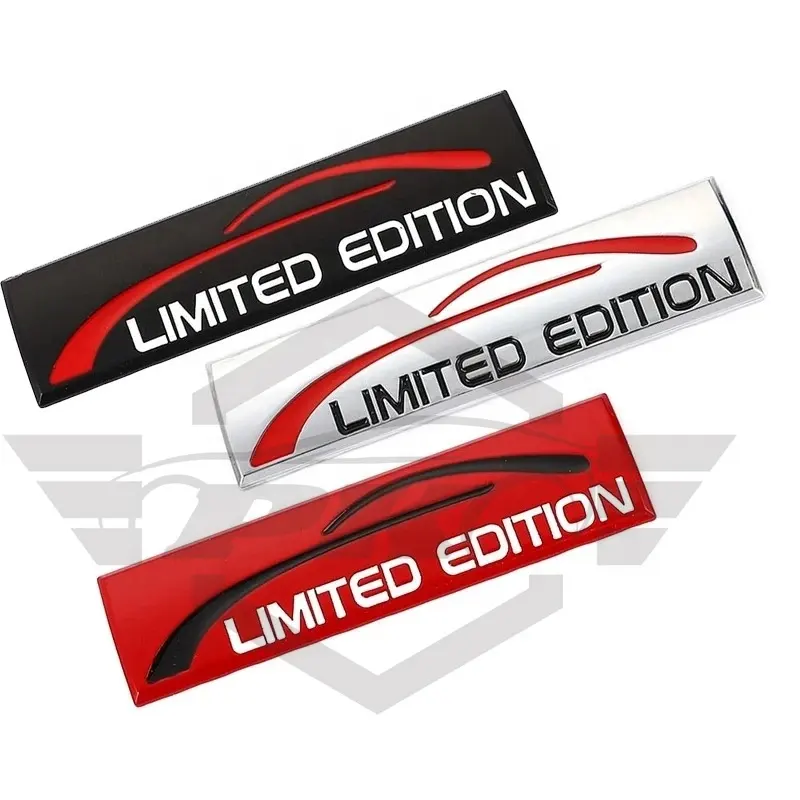 3D Metal Car Decal Sticker Limited Edition Emblem Badge For BMW Audi Honda Opel Lada Toyota Chevrolet Hyundai