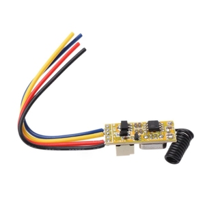Relay Remote Switch DC 3.7V 4.2V 5V 6V 7.4V 8.4V 9V 12V Output 0V Dry Contact Relay Switching Value NO COM NC 315MHz 433MHz 62KB - Product Image 4