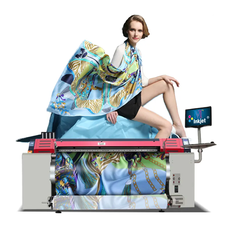 Mtutech máquina de impressão têxtil quatro cores, 4 cores i3200plus