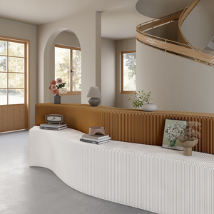 Tải trọng cao mang tổ ong Cuboid giá có thể tái chế kraft giấy kệ cho kho triển lãm - Product Image 1