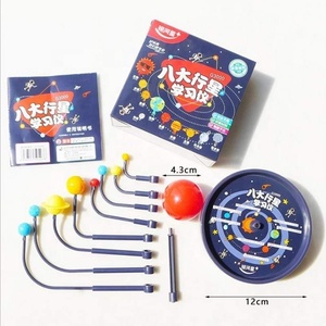 1 takım güneş sistemi dokuz gezegenler modeli bilim kiti DIY meclisi ebeveyn-çocuk etkileşimi Planetarium oyuncak çocuklar eğitici oyuncak - Product Image 4