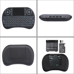 Mini <strong>Keyboard</strong> I8 2.4G Air Mouse Wireless <strong>Keyboard</strong> with Touchpad, Rechargeable Handheld <strong>Keyboard</strong> Remote for Smart TV, Android TV - Product Image 3