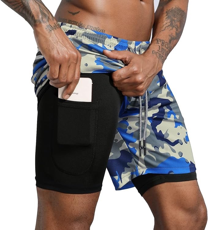 Black lining camouflage blue