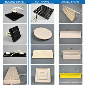 Dashu 245*60 220v 650w מעוקל סוג תרמי חום אינפרא אדום קרמיקה חשמל חום אינפרא אדום - Product Image 6