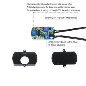 Einstellbarer Infrarot sensor 12V PIR-Bewegungs beleuchtung Mini-PIR-Bewegungs sensor für LED-Licht leiste erkennen
