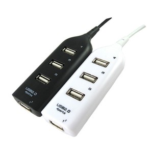 4端口便携式高USB 2.0数据扩展集线器USB分离器适用于视窗XP/ Vista 7 8 10笔记本电脑 - Product Image 3