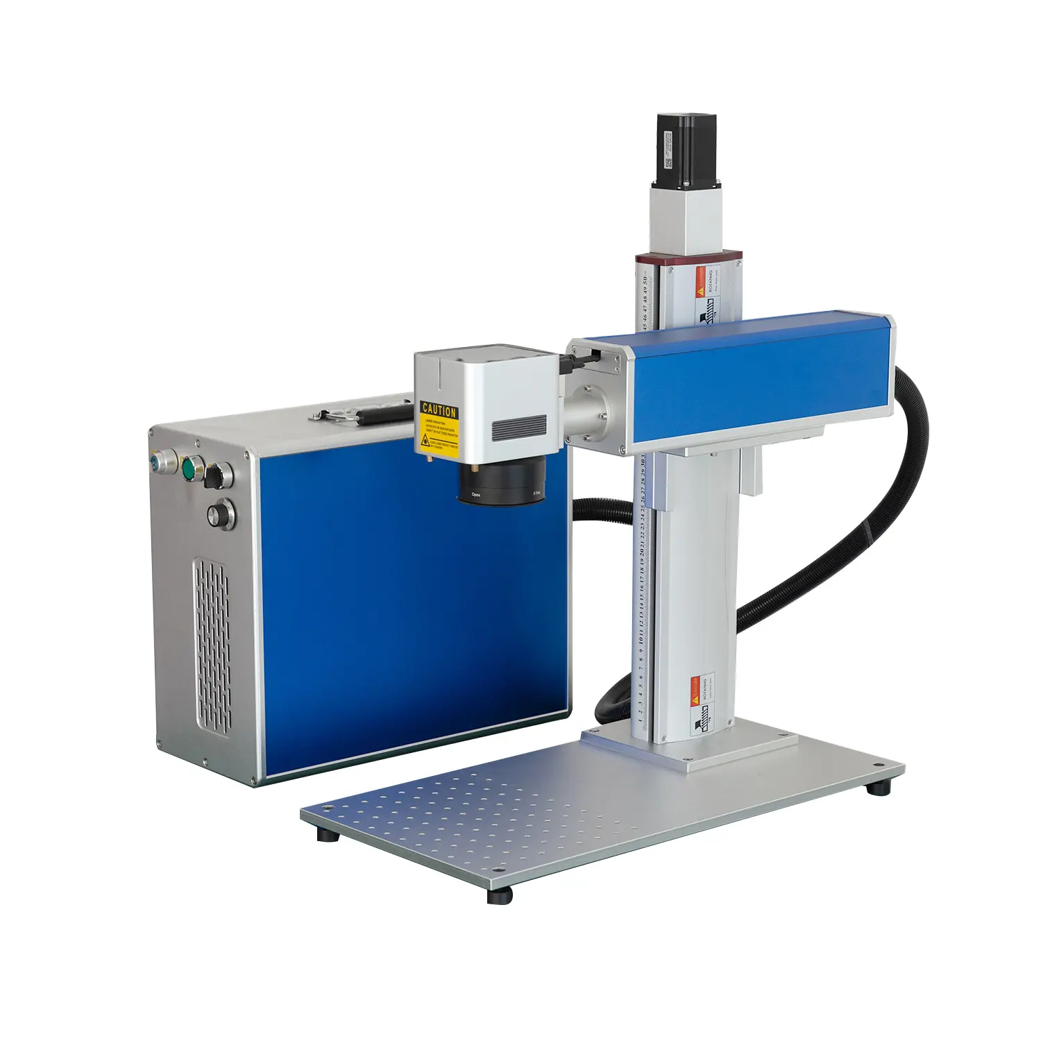 Portatile piccolo laser a fibra 20w 30w 50w 100w Max Raycus JPT cnc desktop color fiber laser marking machine prezzo per la vendita di metallo