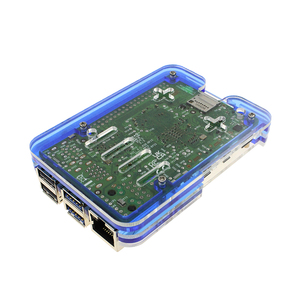 Raspberry Pi 5 Estuche acrílico azul Compatible con Raspberry Pi 5 Carcasa de enfriador activo oficial para Raspberry Pi 5 4GB 8GB - Product Image 4