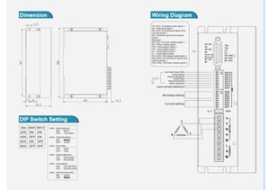 Primopal สเต็ปเปอร์มอเตอร์ไดรฟ์220V การควบคุมพัลส์วงเปิด3เฟสไฮบริดสเต็ปเปอร์มอเตอร์คอนโทรลเลอร์สำหรับ NEMA 34 ~ 51 - Product Image 4