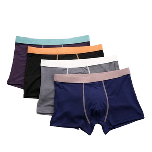 Bán Buôn Cộng Với Sizebroathable Cotton Võ Sĩ Quyền Anh Cho Nam Giới Giá Thấp Thêu Biểu Tượng Eo Mid-Tăng Vải Dệt Kim Người Lớn - Product Image 2