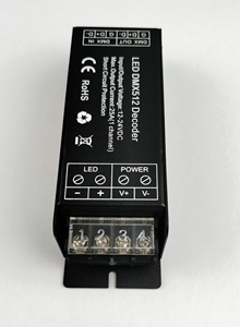 1 канал DMX декодер Одноцветный DMX512 Контроллер затемнение светодиодная полоса DMX512 декодер