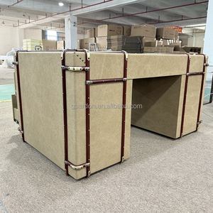 Tom <span class=keywords><strong>Richards</strong></span> Thiết Kế Công Nghiệp Phong Cách Cổ Thân Cây Du Lịch Văn Phòng Cổ Điển Bàn Với Ngăn Kéo - Product Image 6