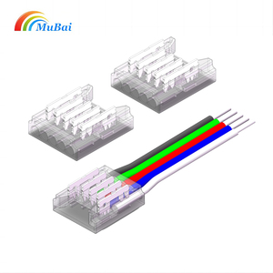 Connettore a striscia a led trasparente ws2812 per striscia a led con connettori a striscia di luce a led multicolore - Product Image 1