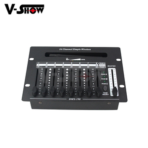 VSHOW C24BW Shipping From Euro 24 Channel Battery Wireless <strong>Dmx</strong> <strong>Simple</strong> <strong>Controller</strong> <strong>Dmx</strong> Light Console Dimmer <strong>Controller</strong>