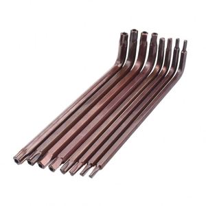 T6 T8 T10 T15 T20 T25 T30デュアルユーストライアングルTorxスターキーレンチS2スチールLタイプTorxキー穴付き - Product Image 2