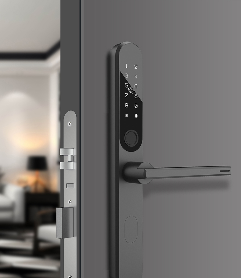 aluminium alloy lock room hotel apartment beautiful lock one-button unlocking control lock applet smart system electronic smarts