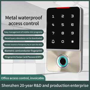 Prodotto del sistema di controllo di accesso biometrico della porta dell'impronta digitale della scheda del telefono del metallo NFC impermeabile D5 - Product Image 3