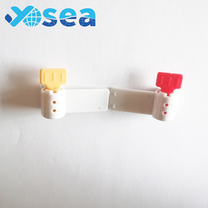 Chất lượng cao <span class=keywords><strong>Pad</strong></span> khóa an ninh mét con dấu với mã vạch nhựa với móc không gỉ an toàn mét con dấu - Product Image 5