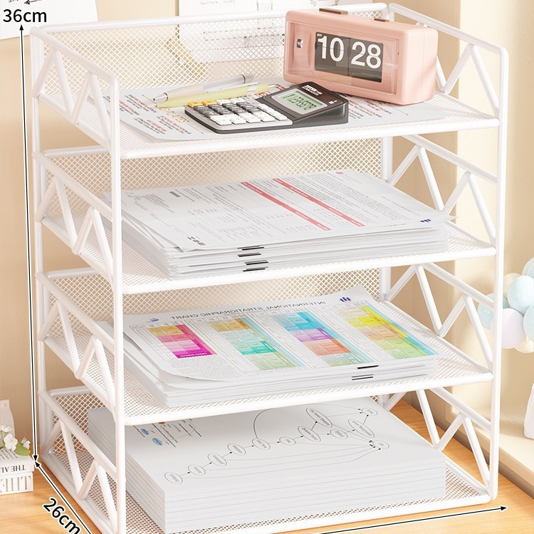 123-H Four-layer White Horizontal