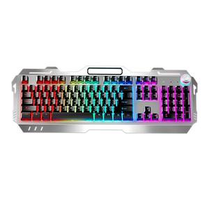 Colorful Rechargeable Wireless <strong>Keyboard</strong> <strong>Mouse</strong> Set E-Sports Design Mechanical Feel Type C Interface Compatible PC Laptop Gaming - Product Image 1