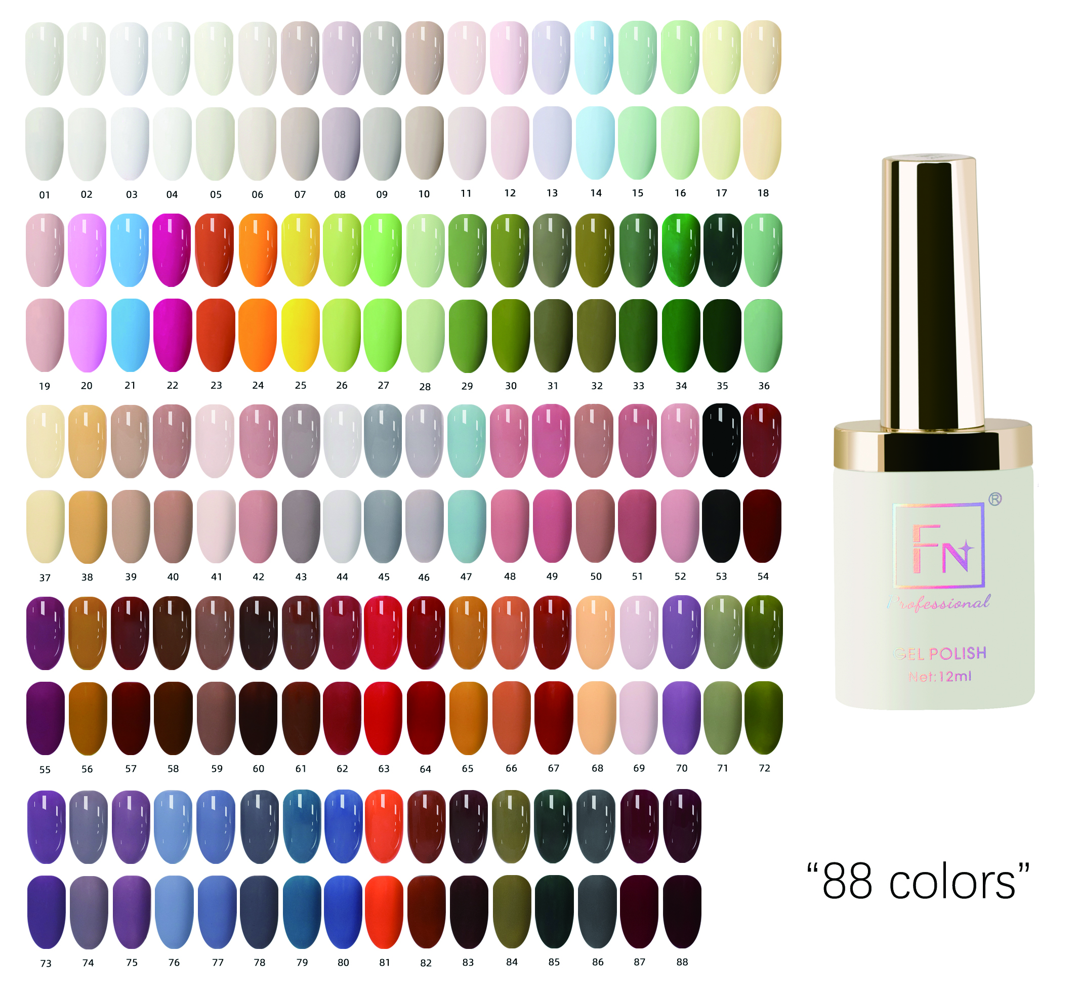 88 colores