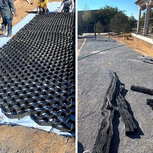 Design moderno stile di plastica erba prato pavimentazione griglia per la moderna cella di drenaggio strada di ghiaia pavimentazione