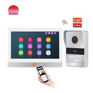 Sistema de videoportero IP para el hogar inteligente HD 1080P Teléfonos de puerta visuales para edificios de apartamentos múltiples con integración Tuya - Product Image 1