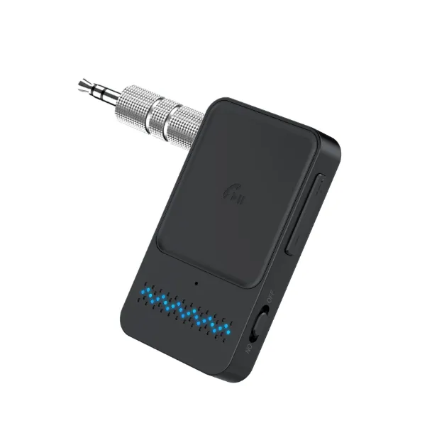 Hifi Auto Draadloze Audio Adapter 3.5Mm Aux Jack Muziek Handsfree Bellen Stereo Ontvanger Voor Auto