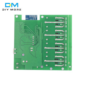 Tuya Smart Wifi Motor Switch Module DC7-32V RF 433 radiocomando 4 canali relè di Inching per Alexa Google Home