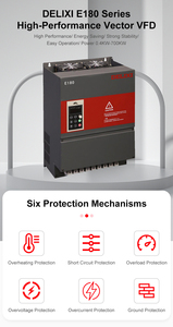 DELIXI E180 Series 220V Triple <strong>Phase</strong> <strong>Input</strong> 1.5kw Inverter <strong>Variable</strong> <strong>Frequency</strong> <strong>Drive</strong> for Motor Speed Control - Product Image 2