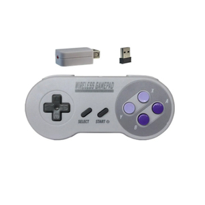Gamepad Wireless per Console SNESes 2.4GHZ Joypad Joystick Controller per SNES Super Classic MINI Console Gamepad - Product Image 2