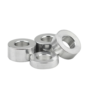 Tùy chỉnh nhôm tay Áo ỐNg Lót Gasket M8 25mm phẳng Vòng CNC gia công miếng đệm nhôm ống lót miếng đệm - Product Image 3