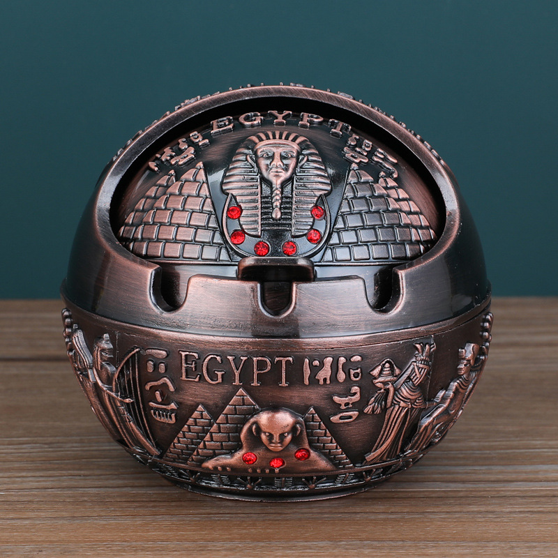 Trompette égyptienne couleur cuivre rouge