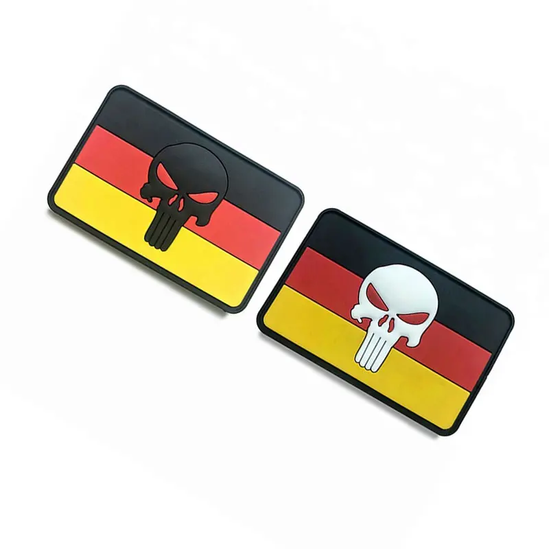 Schädel und Deutschland Flagge Punisher taktische Patches coole Klett band Moral Armband