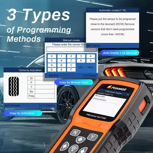 Foxwell T1000 TPMS Tool Support 315MHZ 433MHZ <strong>Sensors</strong> <strong>Programming</strong> Activate Check RF Key FOB Tire Pressure Monitoring System