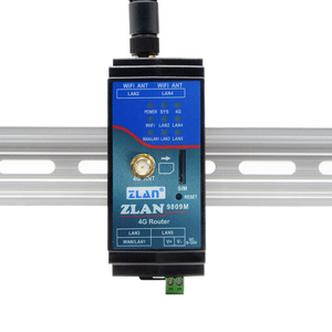 SIM kart kılavuz rayı ve yönlendirici iletişim ve ağ ürünü ZLAN9809M-E ile endüstriyel 4G LTE Modem - Product Image 2