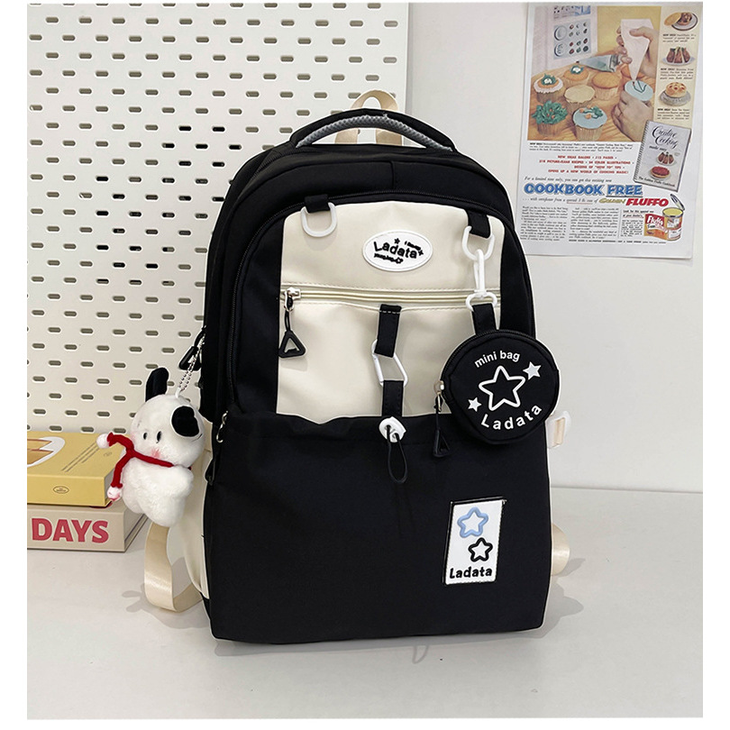 Le noir est livré avec un petit sac et un porte-clés.