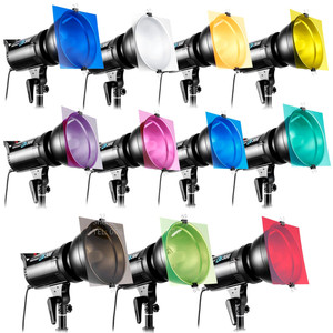 Camera <strong>Filter</strong> Paper 30x30cm 8/<strong>11</strong> Color Correction Gels Set Flash Color Gel <strong>Filter</strong> for the Film Stage Theater Party Light - Product Image 4