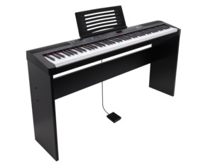 Lehoo Teclado de Iluminación de Piano Digital Función Táctil Enseñanza USB-Midi APP Teclado de Piano Teclado Estándar de 88 Teclas - Product Image 6