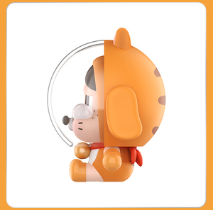 Bản gốc xác thực Pop Mart labubu crybaby không gian Mèo Cam PVC đồ chơi bí ẩn mù boxs - Product Image 3