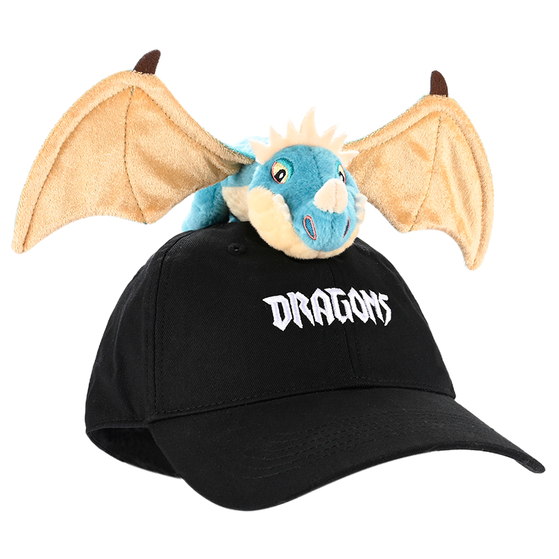 Casquette de baseball noire, style "Wind Flying" – un look cool garanti.