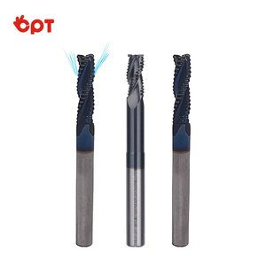 OPT高效通用粗皮硬质合金铣刀数控加工套装刀具铝金属立铣刀 - Product Image 4