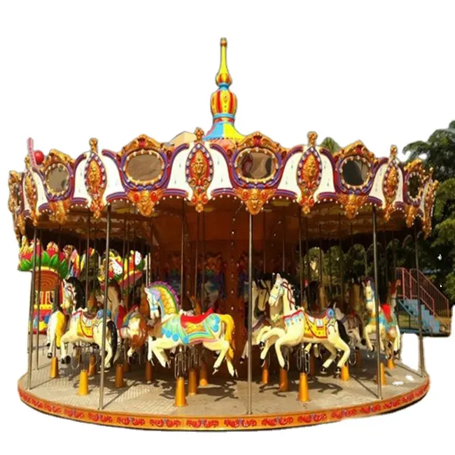 Beston Amusement Park Rides Carrousel Horse Full Size Outdoor Carrousel Horse à vendre