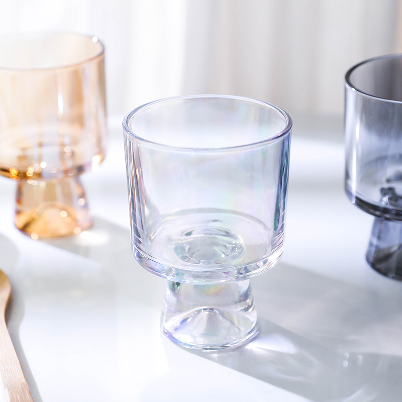 New popular high foot ice cream glass dessert juice glass bar cocktail glass