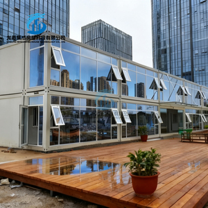 China Luxus Sandwich Panel Container Haus 2 Schlafzimmer Fertighäuser Light Steel Modular Modern 40 ft - Product Image 4