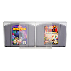Oyun kutusu koruyucu saklama ekran kutusu şeffaf plastik PET kılıfları Nintendo 64 N64 oyun kartuşu için - Product Image 6