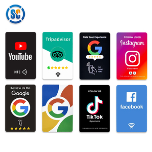 Custom Programmable Social Media Nfc 213 google Nfc Review Card German Membership Changeable Qr <strong>Code</strong> for Social Media Strategi - Product Image 6