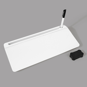 桌面干擦板电脑办公桌面钢化玻璃白板办公存储记事本 - Product Image 2