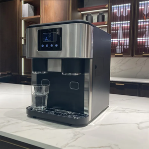 Sistema de producción de hielo eléctrico para todas las estaciones para uso doméstico Operación silenciosa (45dB) Cubo de compatibilidad de doble voltaje para embotellado - Product Image 6